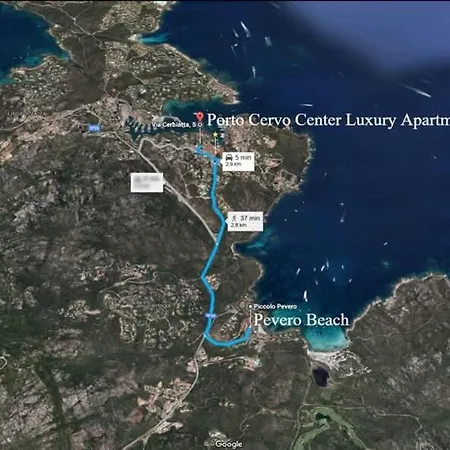 Lux-porto Cervo Center Sea View Apartment *